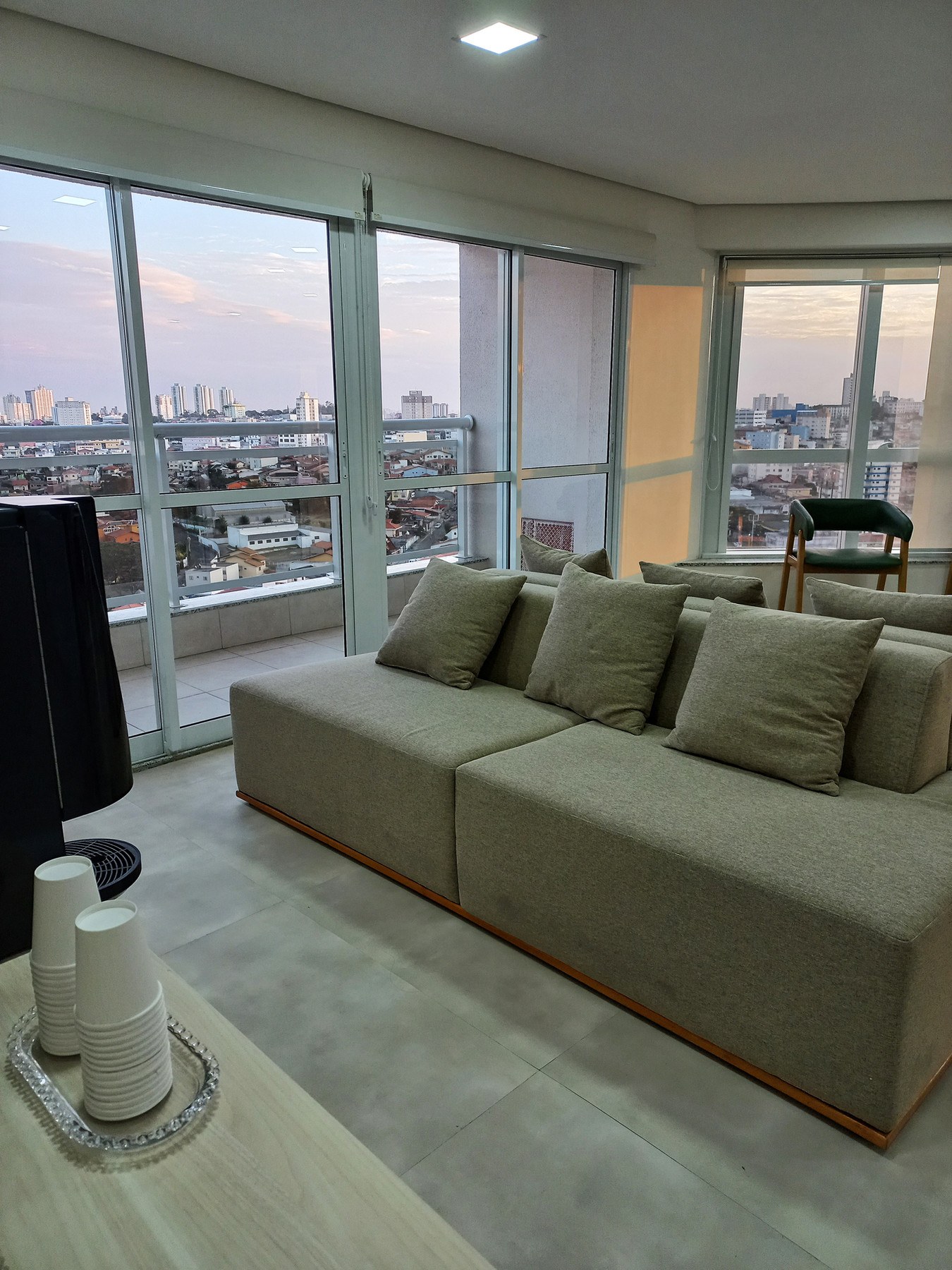 Sofá da sala de espera